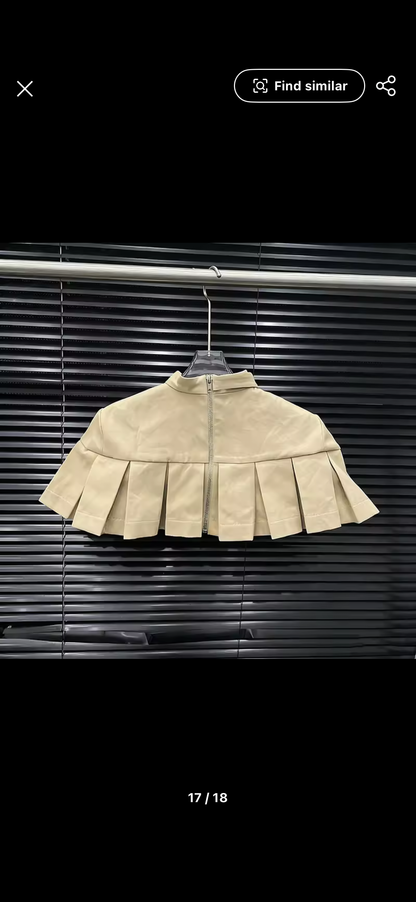 When the Smoke Clears Crop Trench Bolero