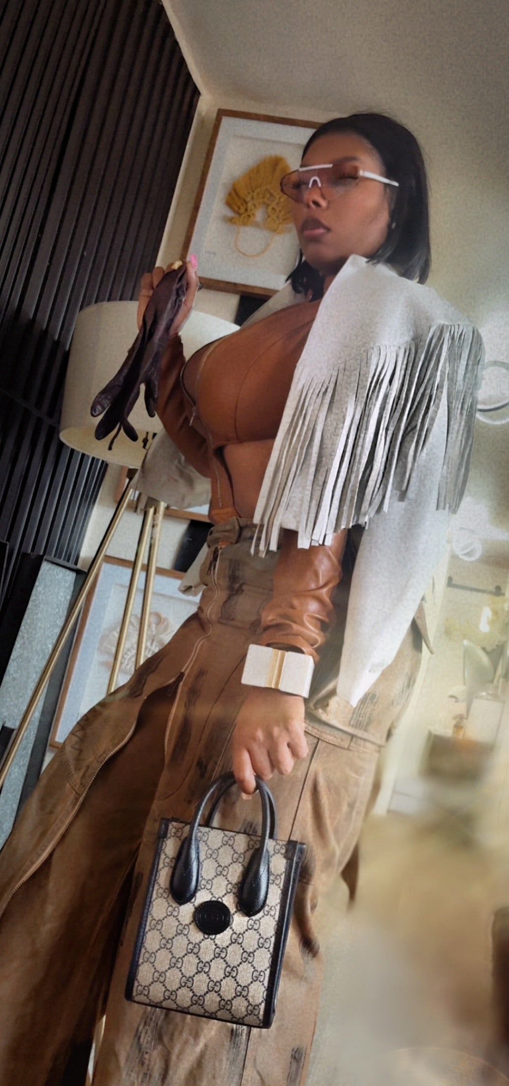 She got Cherokee in them jeans